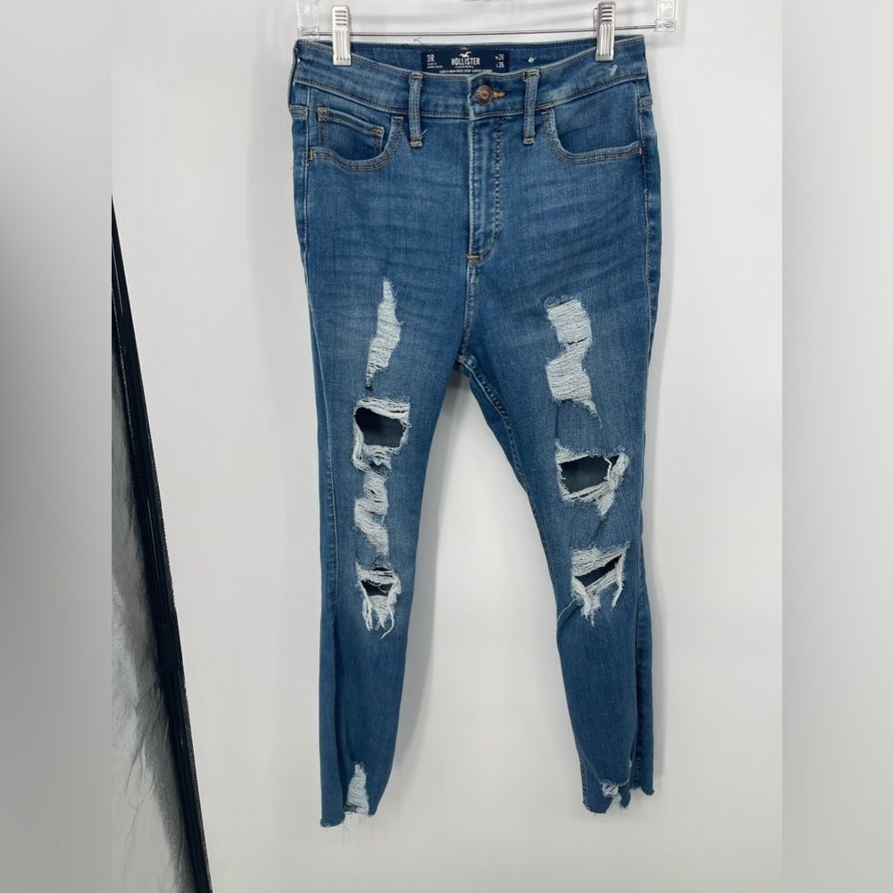 Hollister‎ curvy high-rise women's crop jeans super skinny size 26 x 26